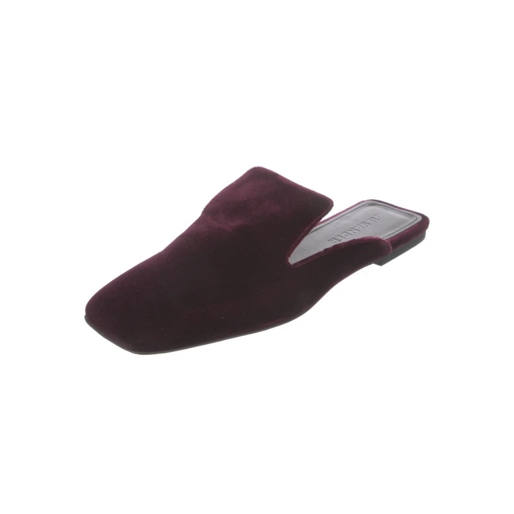 Jim sander burgundy velvet mules size 40 eu  9 us